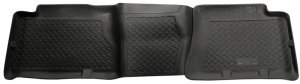 GMC Sierra Floor Mat - Rear - Husky Liners - Black - `04-`06